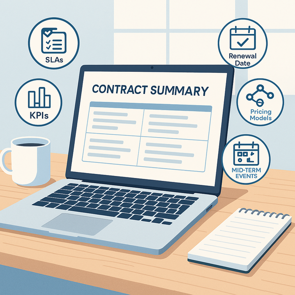 How to Document Key Contract Terms
